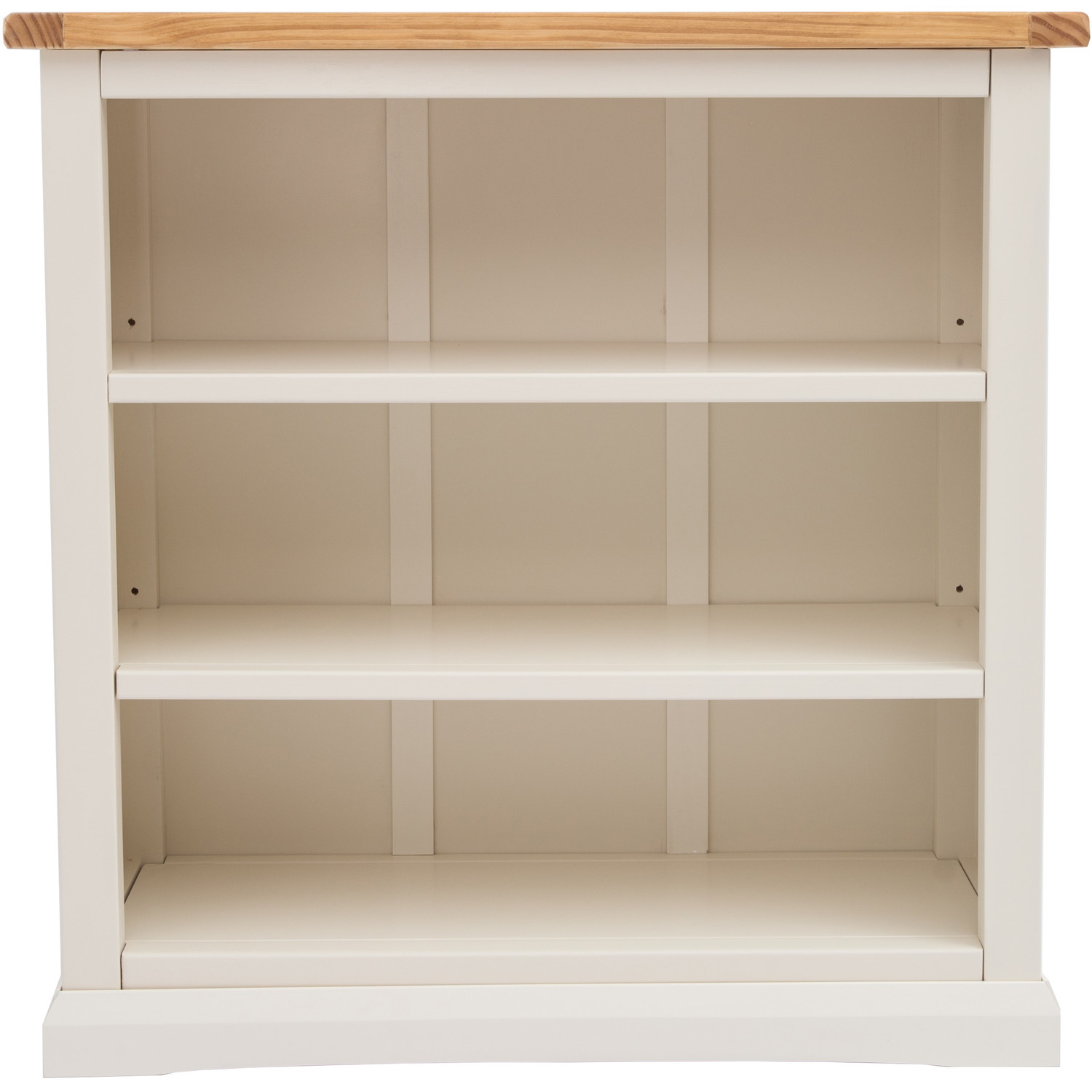 Rackhams White Bookcase With Plinth 90X90x30cm - Off - Image 3