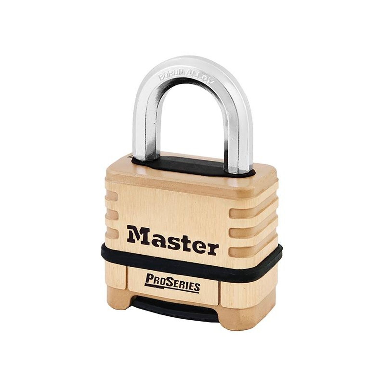 Master Lock Proseries Brass 4 Digit Padlock 57Mm A - Multi Colour