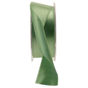 Moss Green Satin Ribbon 2 Pack Green
