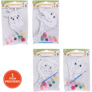 Colour Your Own Paddle Ball Set