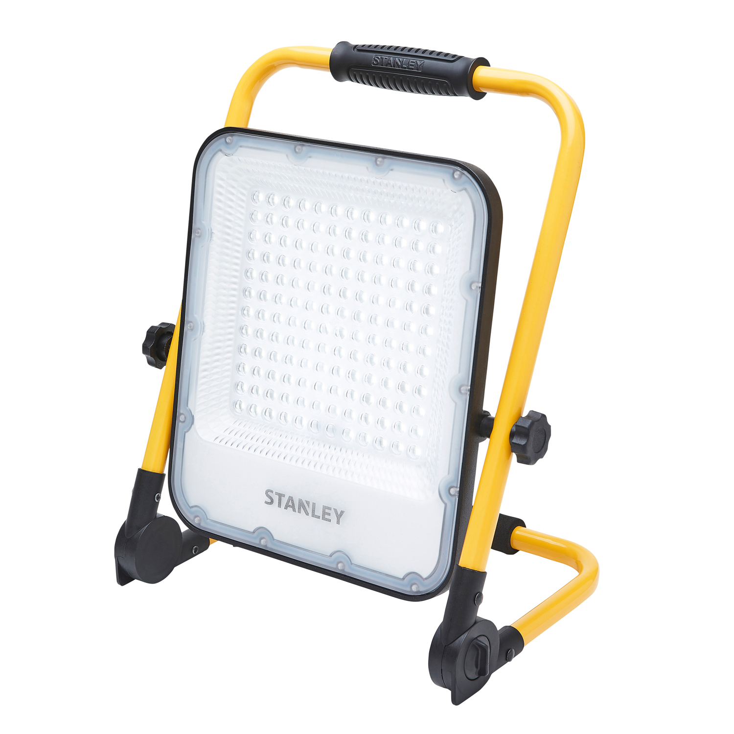 Stanley Rechargeable 50W Work Light Yellow Black Foldable Outdoor Integrated LED - Image 3