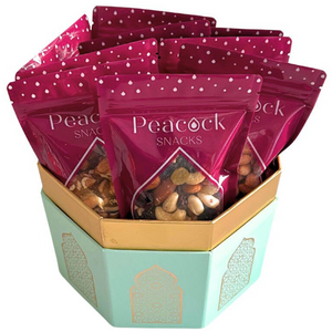 Fruit & Nut Treat Box Gift Hamper - Natural Brown