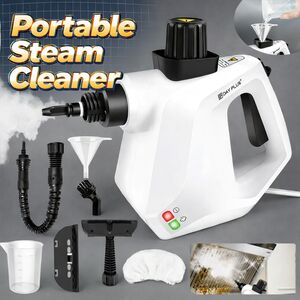 Portable Handheld Steam Cleaner 2.5m Power Cord 7pc Kit