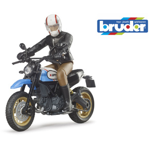 Scrambler Ducati Desert Sled with driver