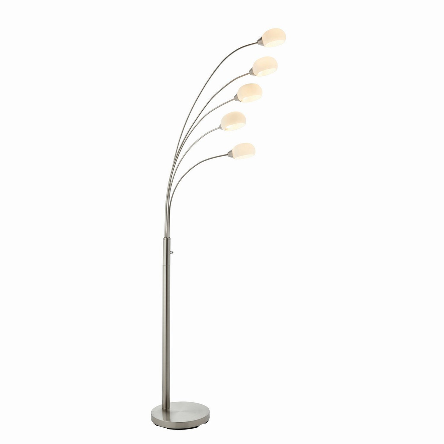 Floor Light Silver Jaspa LED Satin Nickel 5 Endon 76568 - Image 4