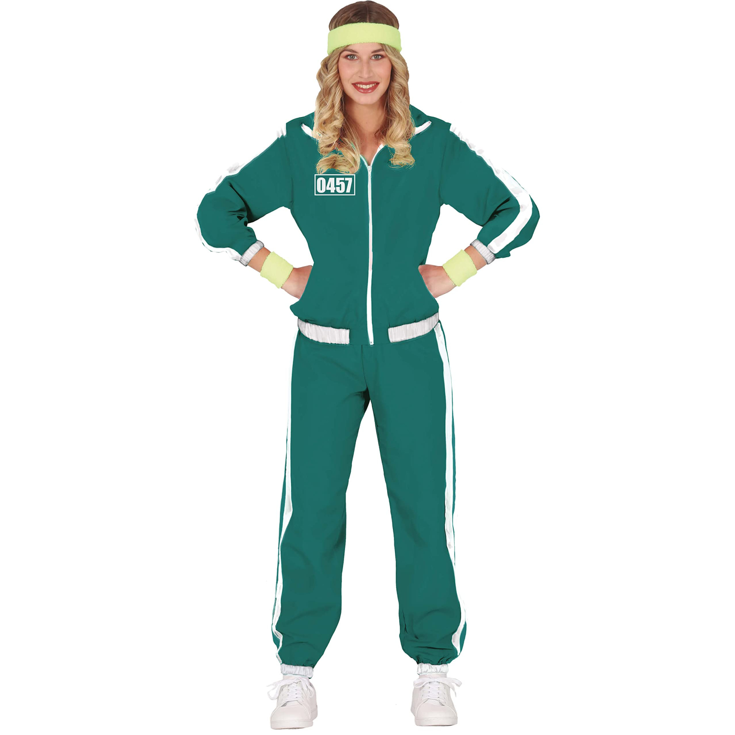 Fiestas Guirca Adult Gamer Fancy Dress Halloween Costume, Green