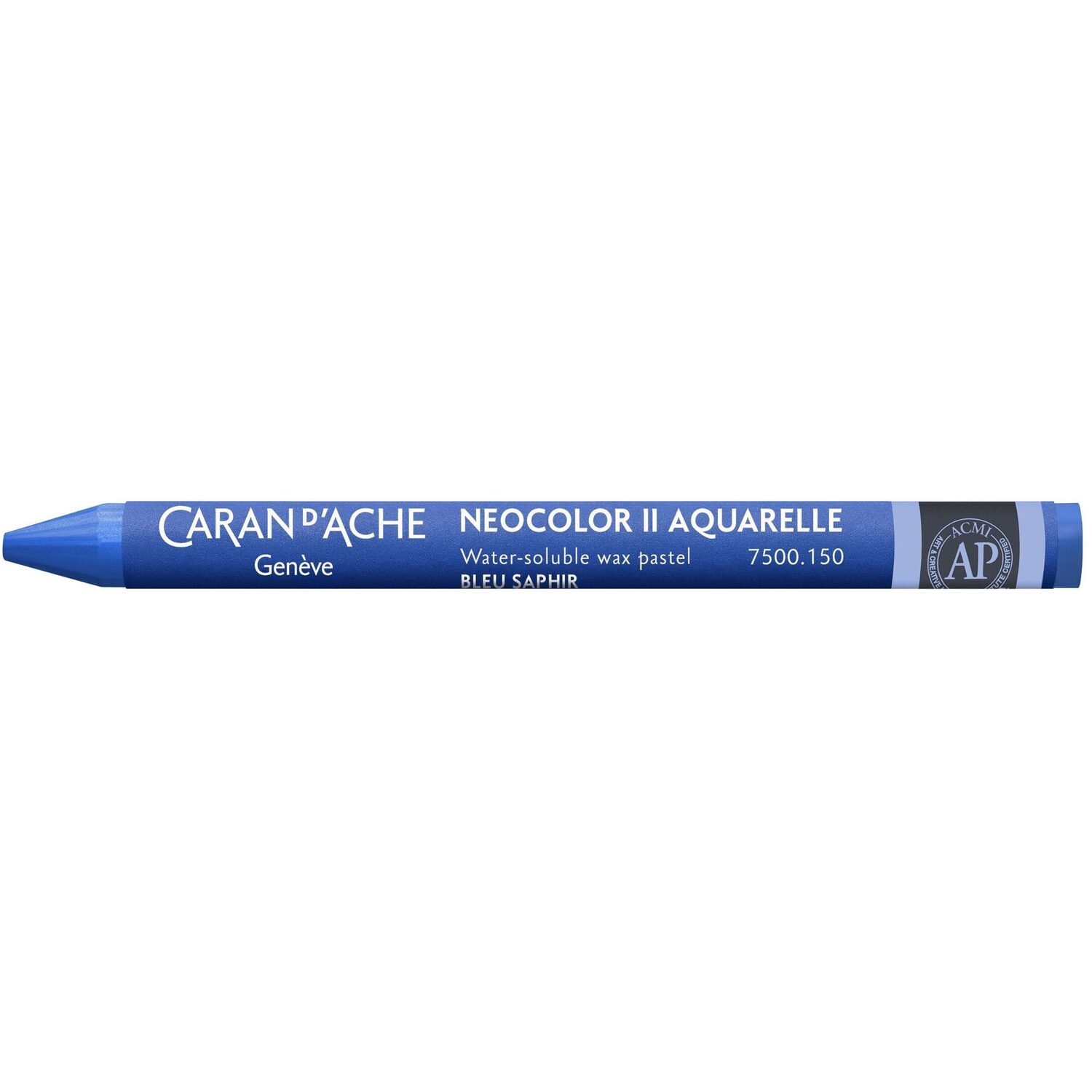 B&Q - Caran D'ache Neocolor Ii Water Soluble Wax PastelsArtist Crayon Colour(150 Sapphire Blue) - Image 2