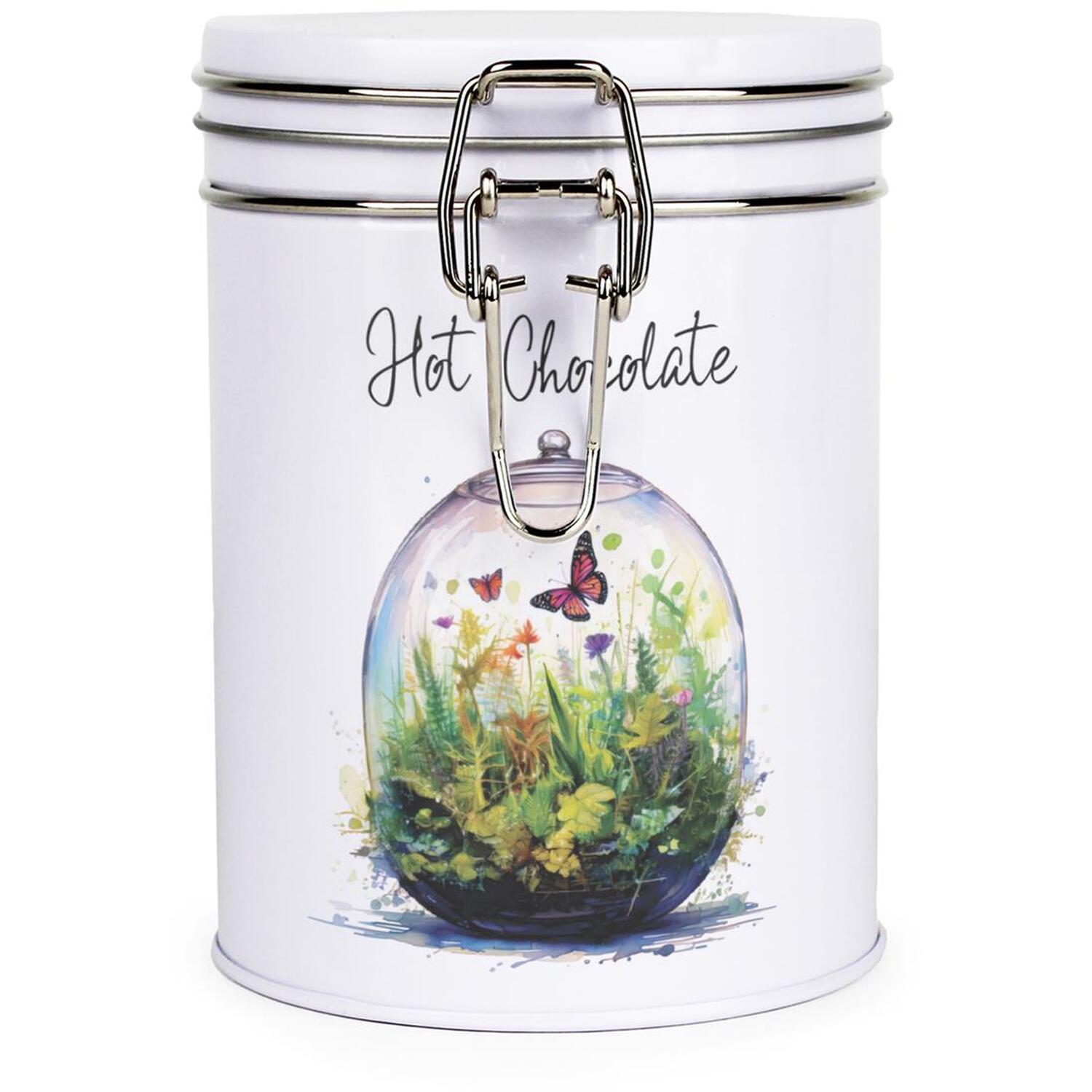 Purely Home Plant Terrariums Clip-Lid Kitchen Storage Canister - Hot Chocolate - Image 1