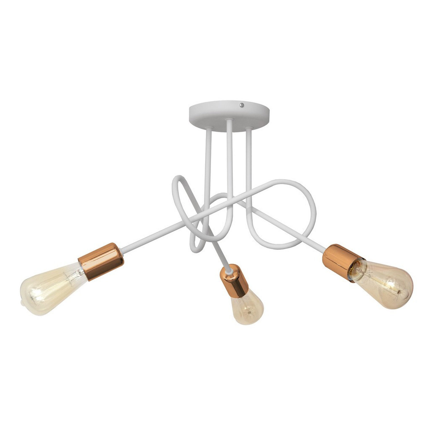 Helam Lighting Oxford Ceiling Light White