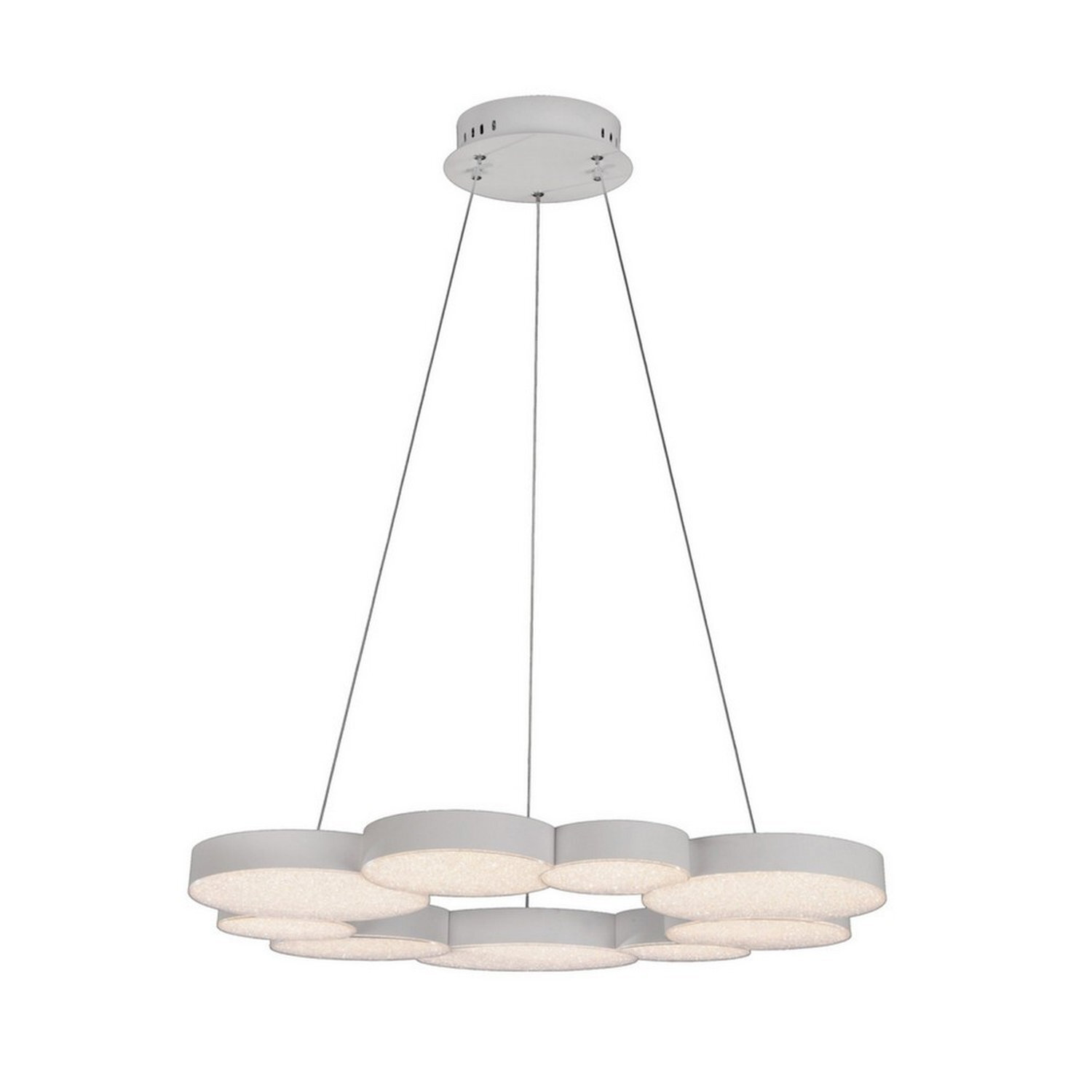 Inspired Lighting Fusion Pendant Light White