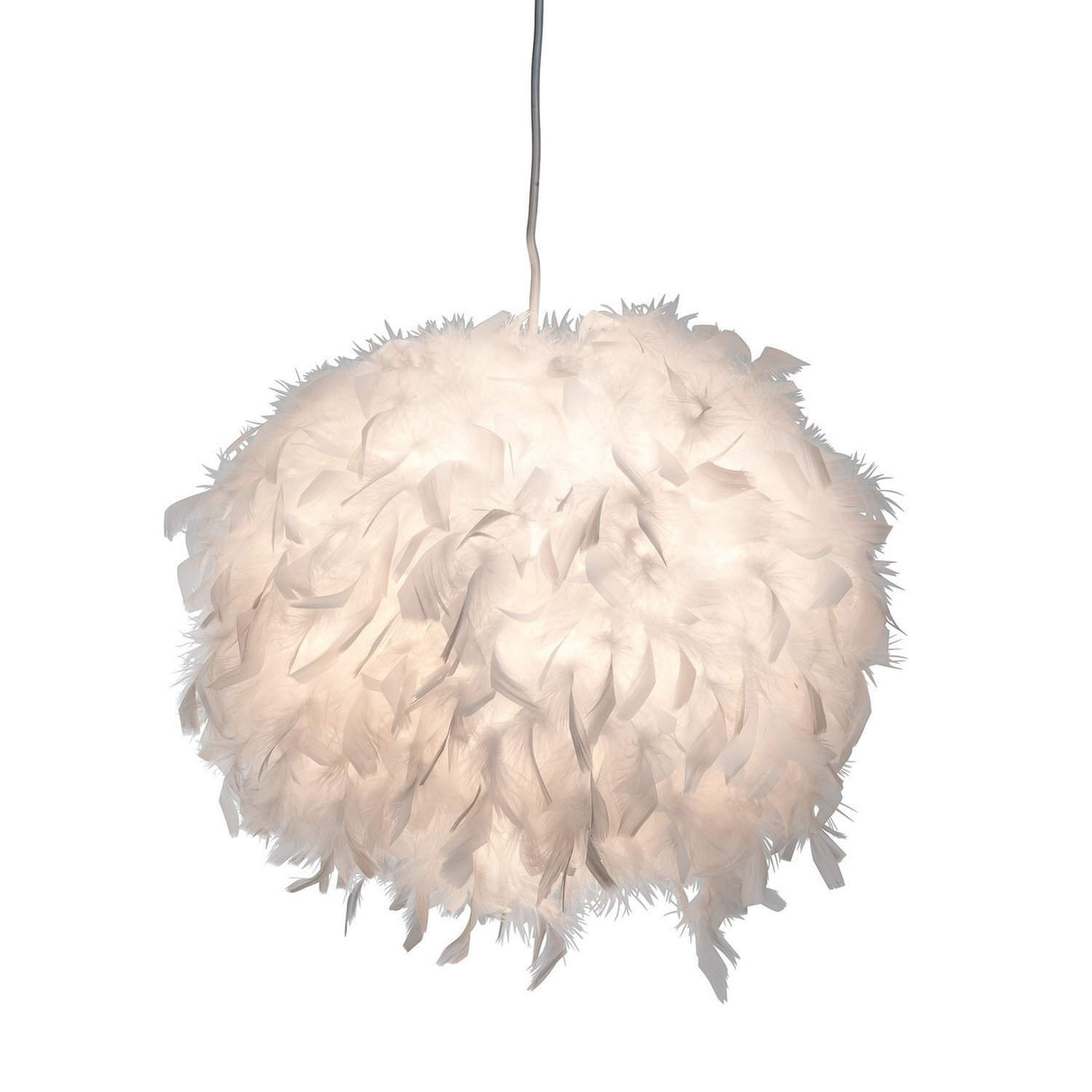 B&Q - Luminosa Ducky 30Cm Pendant Ceiling Light White 1X E27 - Image 2
