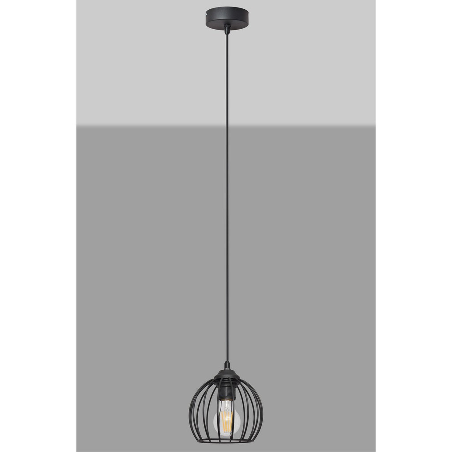 Helam Lighting Mercure Pendant Light Black