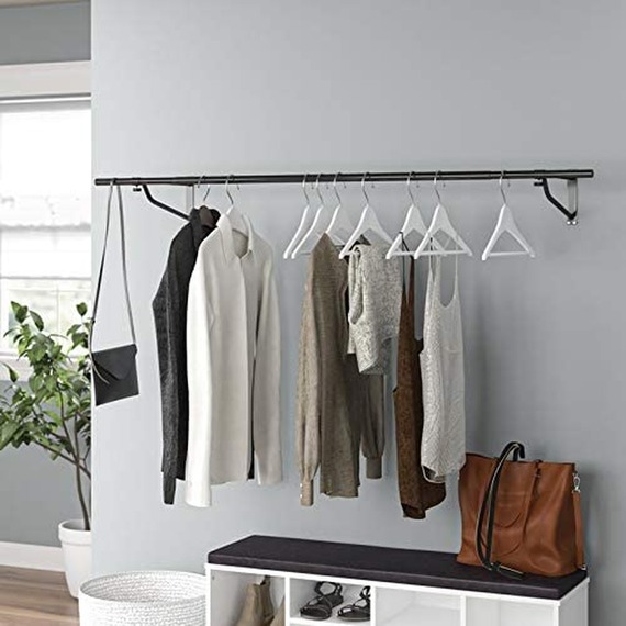 Wall Mounted Garment Rail