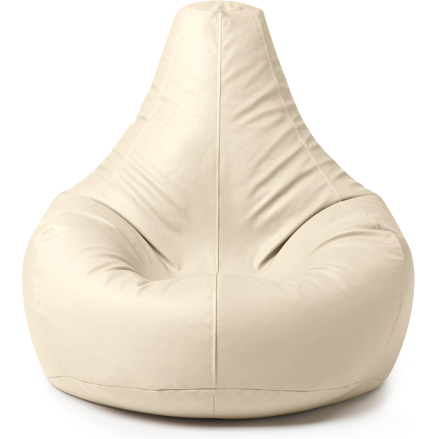 Bean Bag Bazaar - Gaming Recliner Faux Leather Bean Bag - Yellow thumbnail