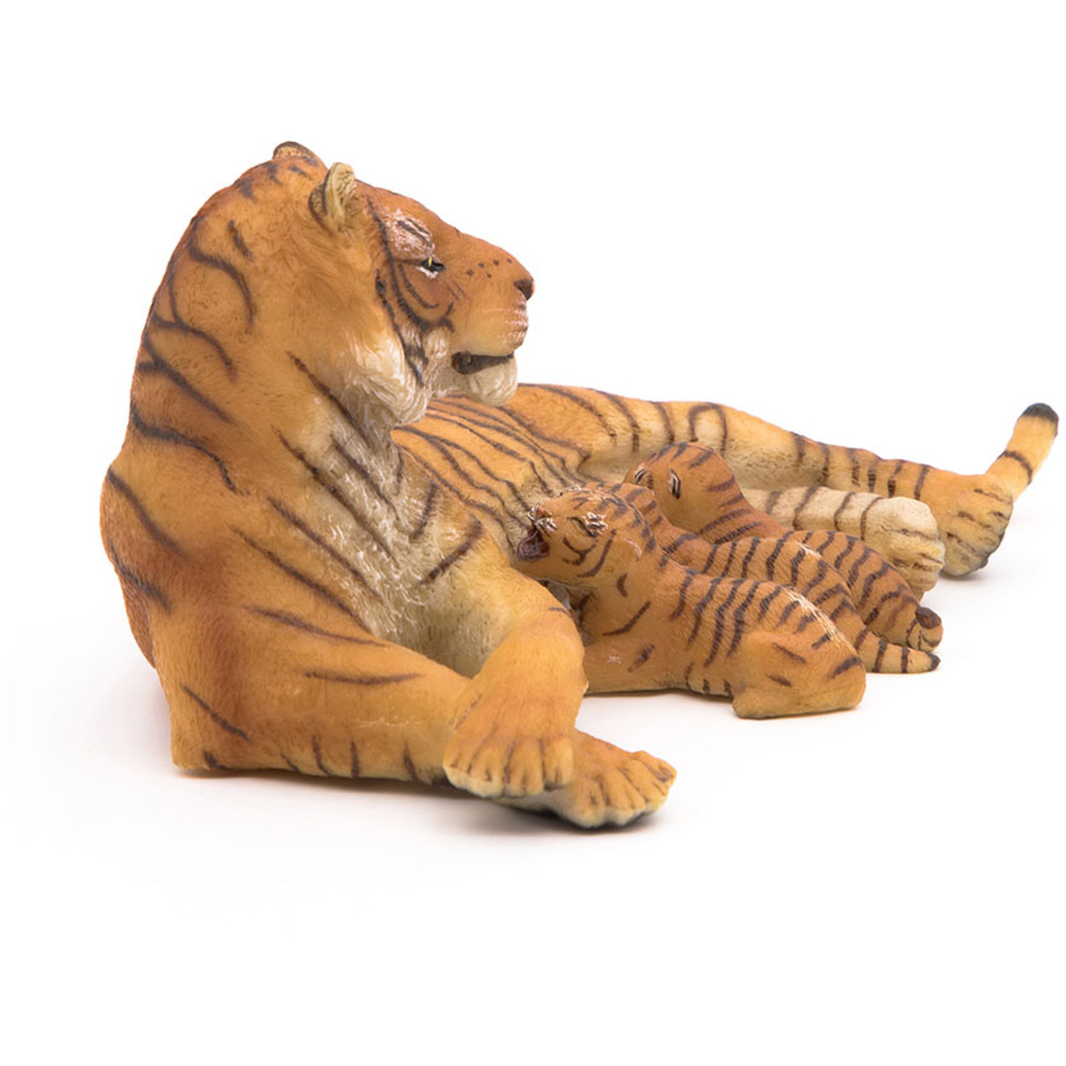 Papo White Tiger Animal Figure | Hand-Painted Realistic Toy Figurine | For Kids Play & Collectors