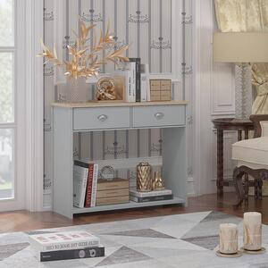 Traditional Grey Console Table