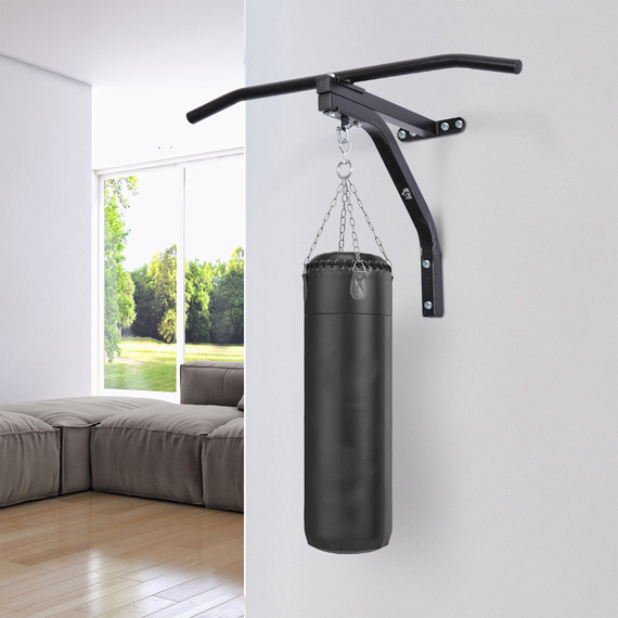 Outsunny Punching Bag Hanger Wall Mount Bracket Kick Boxing