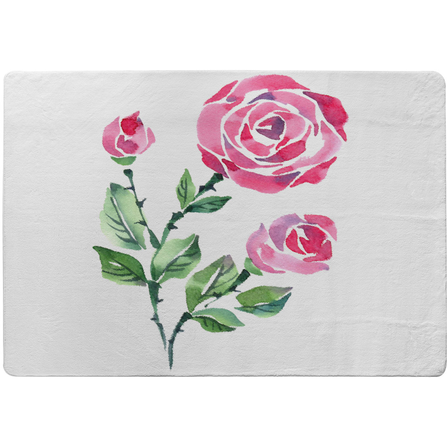Rose Print Rug