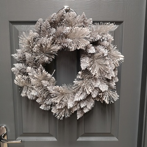 Premier Christmas Snow Fir Door Wreath