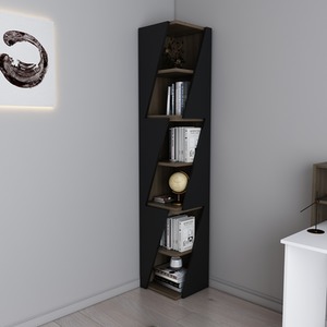 Arrow 6-Tier Corner Bookcase