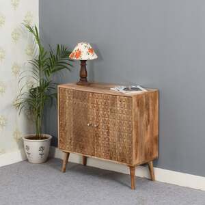 Marlow Light Mango Wood 2 Door Sideboard