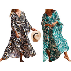 Lightweight Summer Zebra Print Dress