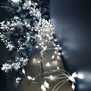 LEDs Multi Action Ultra Bright Garland Silver Wire