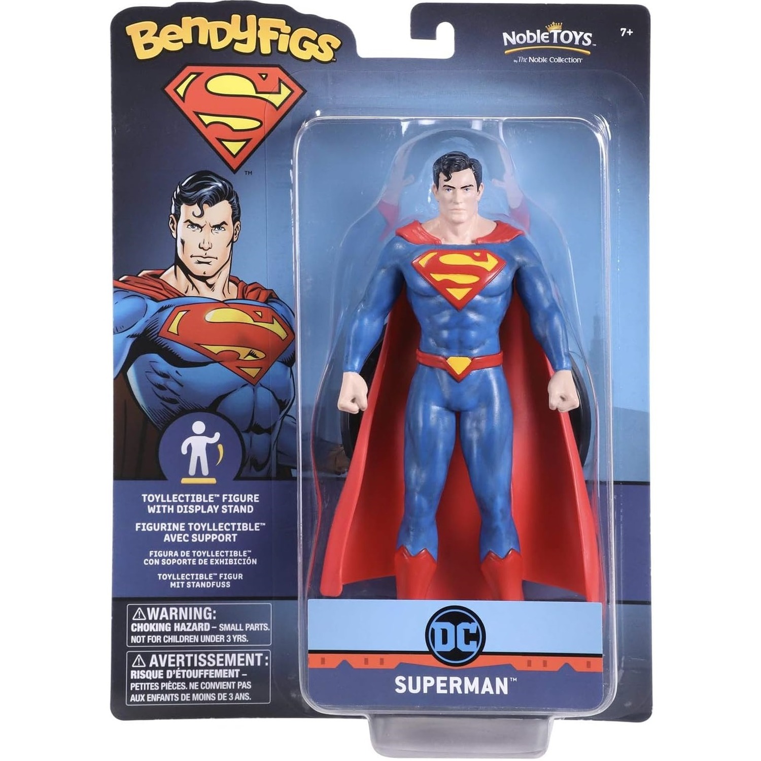 Superman Bendyfig - BLUE