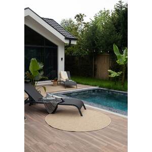Green Nature Collection Circle Geometric Outdoor Rug shot 5097174