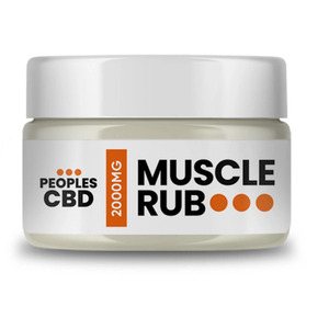 Peoples CBD 2000mg CBD Muscle Rub