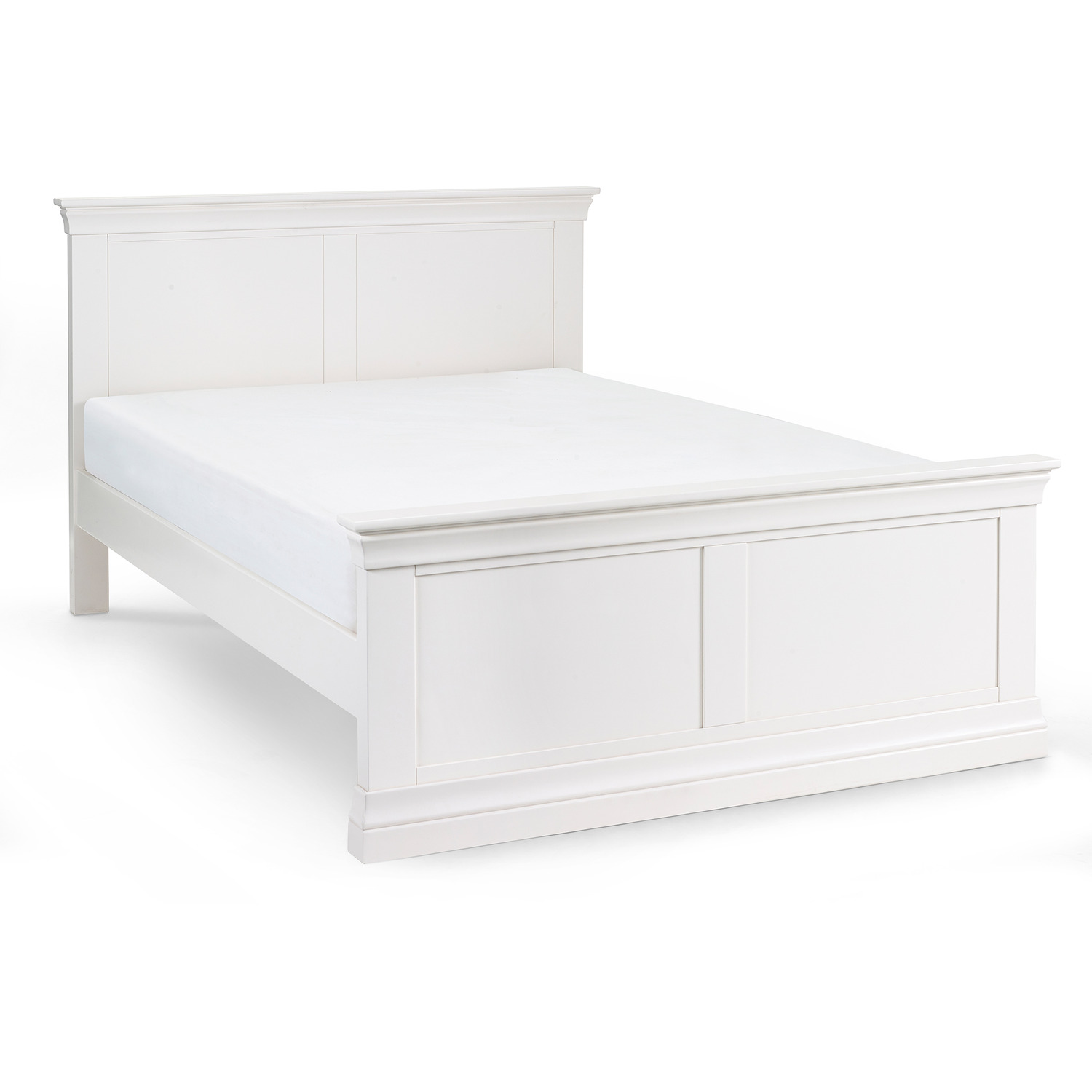 Clermont Bed - Light Grey Double