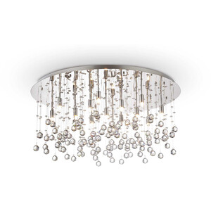 Moonlight 15 Light Semi Flush Ceiling Pendant