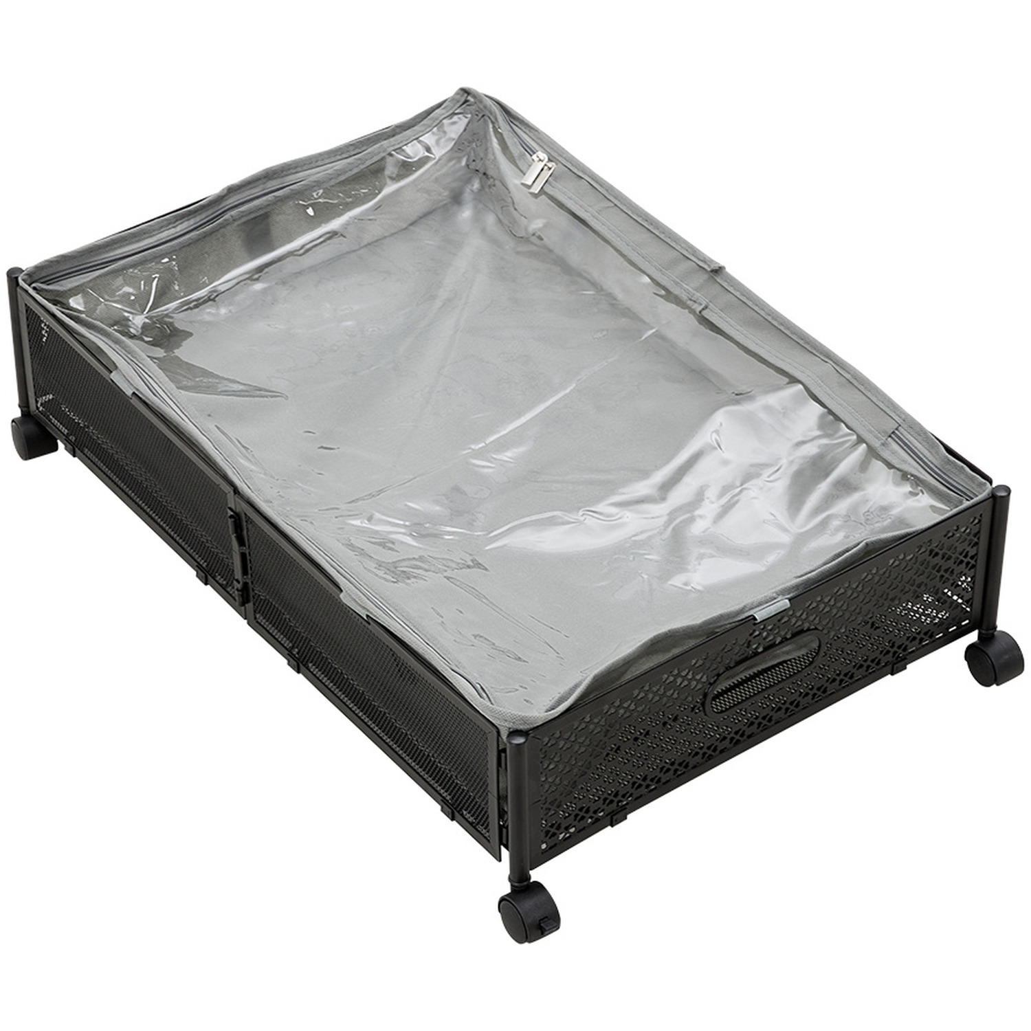Image of 2Pcs Under Bed Storage Basket with&hellip;