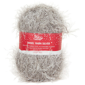 Silver or Gold Tinsel Yarn