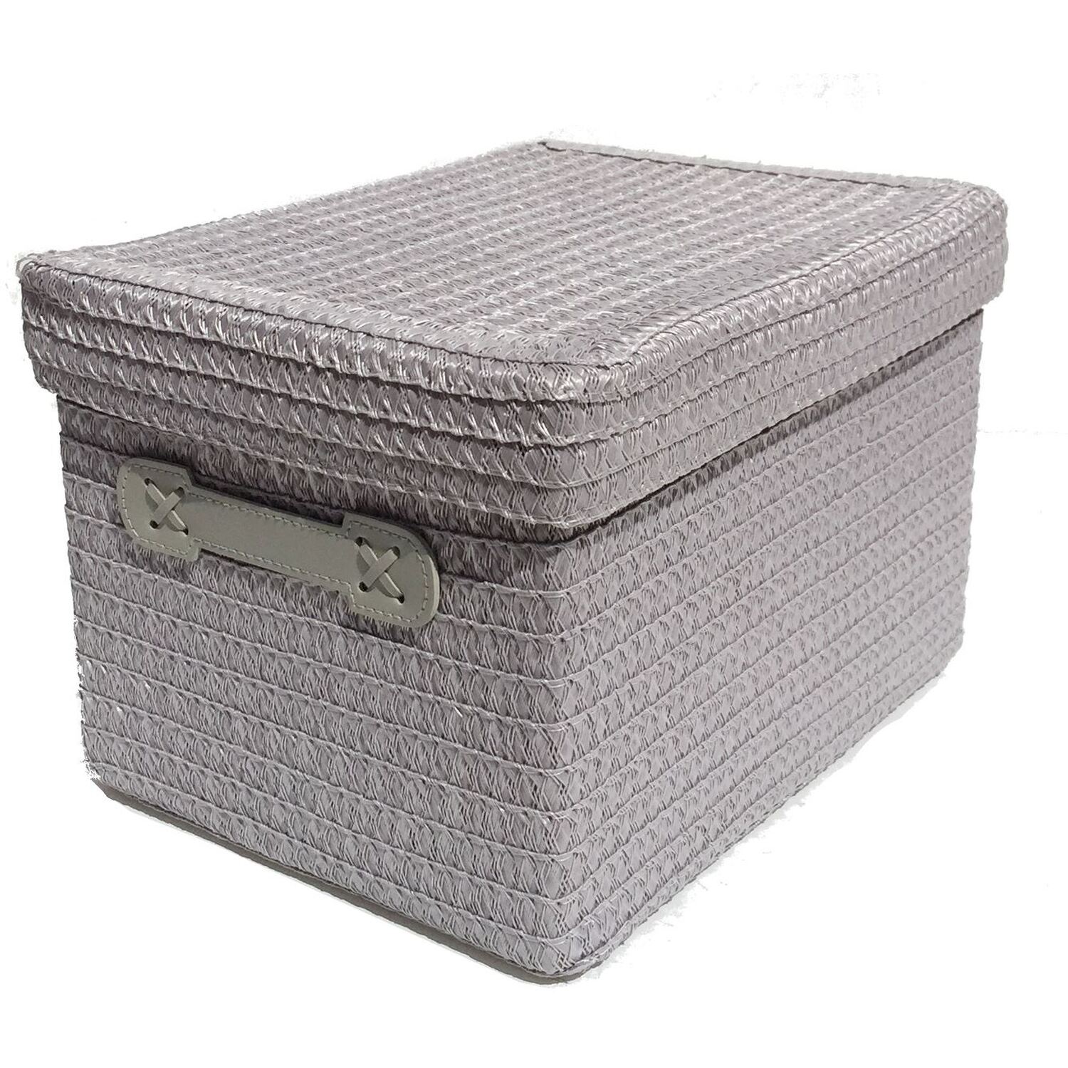Image of Storage Baskets with Handle And Lid&hellip;