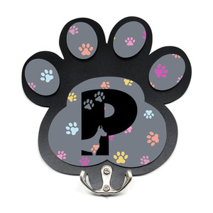 Dog Lead and Harness Hanger Letter P