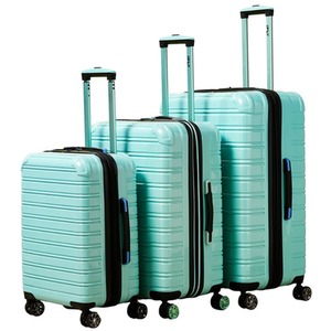 IFLY 3pcs Luggage Set Hardside Spinner Upright Green - SET