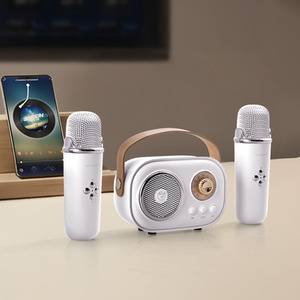 Portable Karaoke Machine with Wireless Microphones