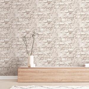 Beach Stone Natural Wallpaper Realistic Design Stylish Feature Wall