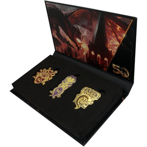 Dungeons and Dragons 50th Anniversary Set of 3 Pin Badges