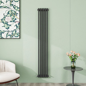 Anthracite / 180cm / 29cm Vertical Traditional Cast Iron Style Radiator 1500-1800mm 2 Column Anthracite shot 8210981