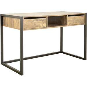 Oak Home Source Toronto 2 Drawer Industrial Computer Desk shot 8380991