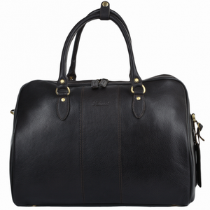 Medium Weekend Leather Holdall - Harry