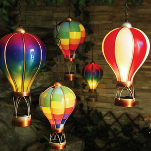 Spectrum Solar Hot Air Balloon Outdoor Hanging LED Light for Garden Patio