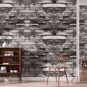 Lifeideas 15 Pcs Grey Marble-Effect Self-adhesive Wallpaper