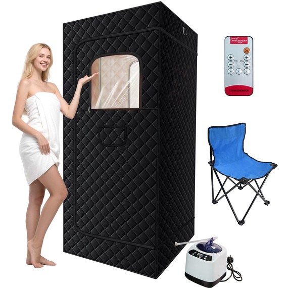 WestWood Portable Sauna Tent Set Including Chair Steamer 