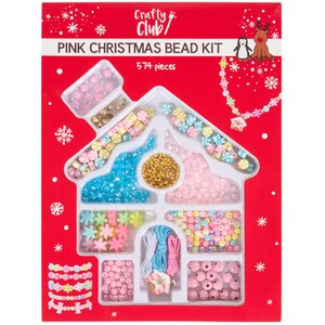 Pink Christmas Bead Kit