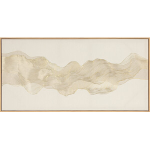 Metallic Wave Framed Art