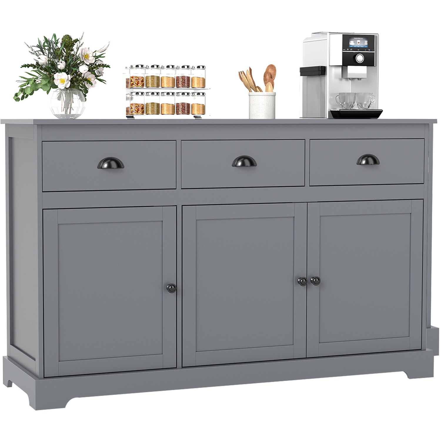 Modern Buffet Sideboard - Grey