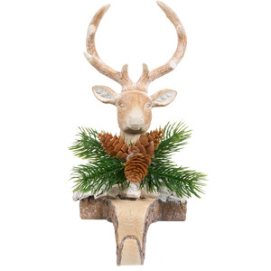Rustic Stag Stocking Holder